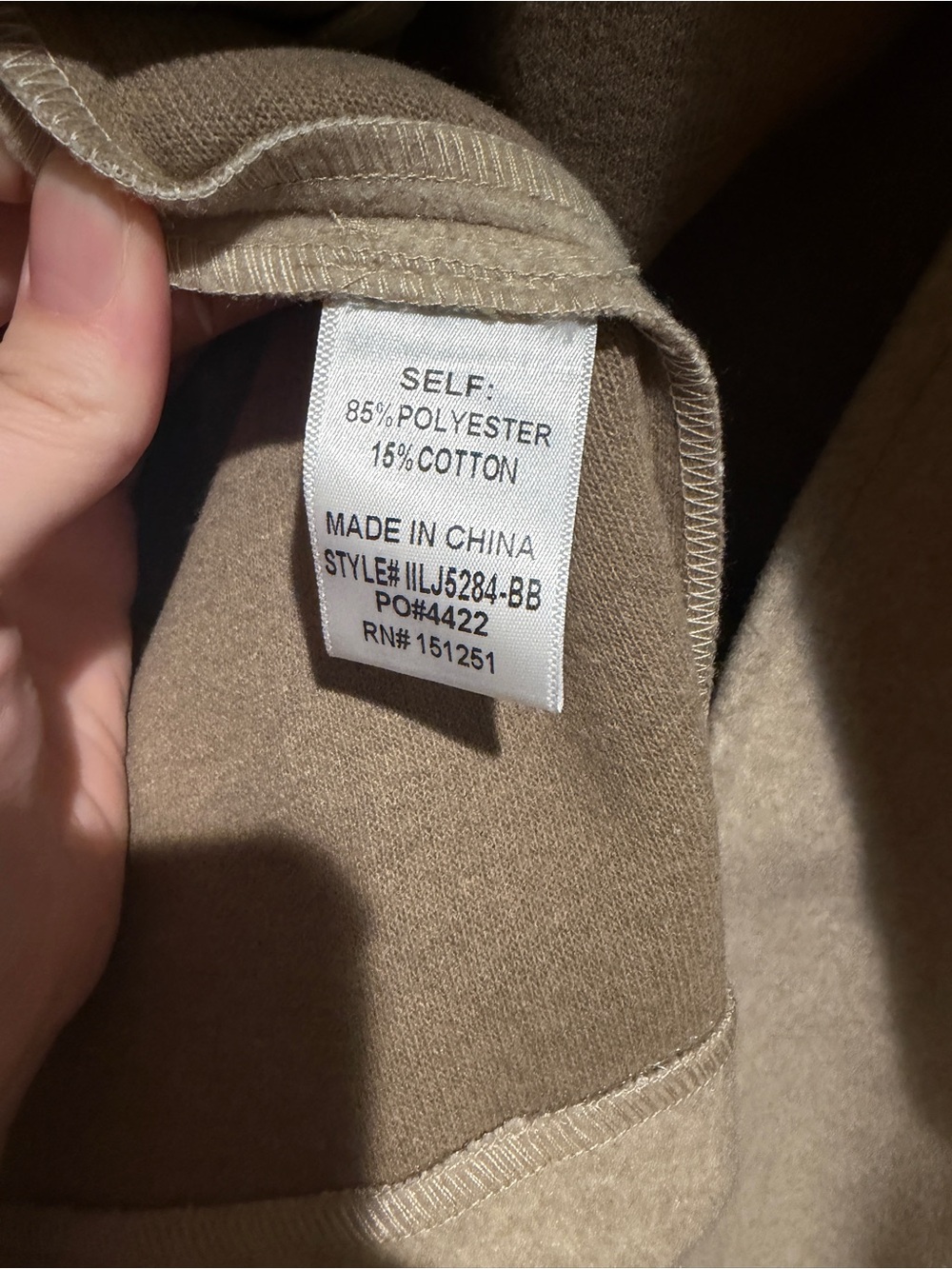 Baltic Born Anderson Double Breasted Long Coat Natural Size M/L - Picture 6 of 16